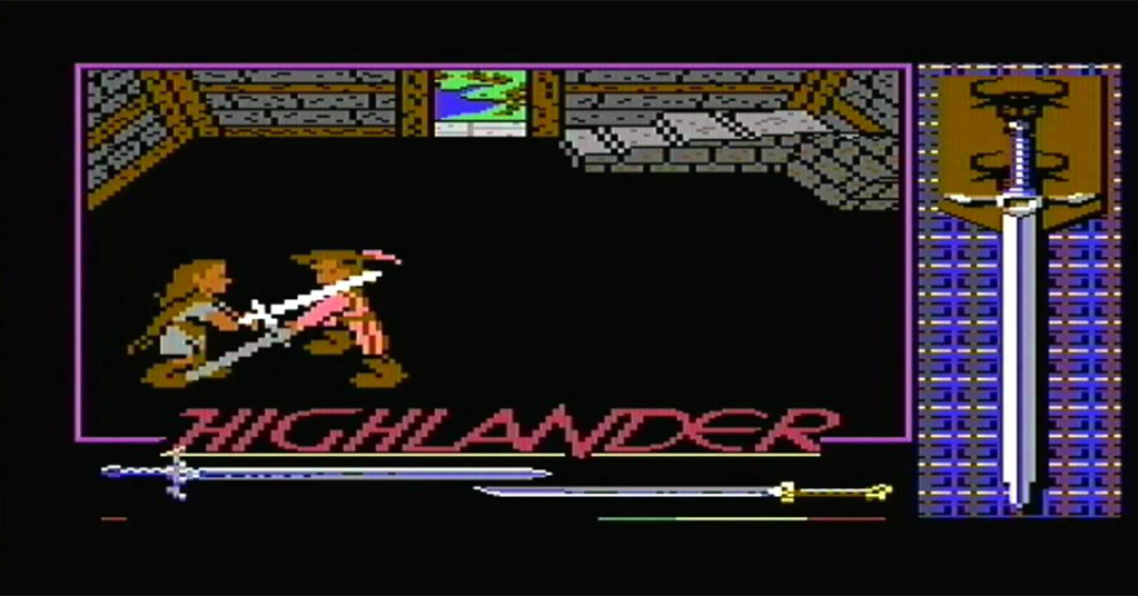 Highlander (1986) Commodore 64