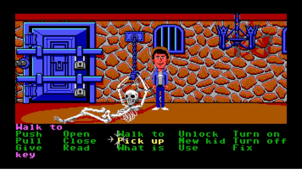 Maniac Mansion nes horror game